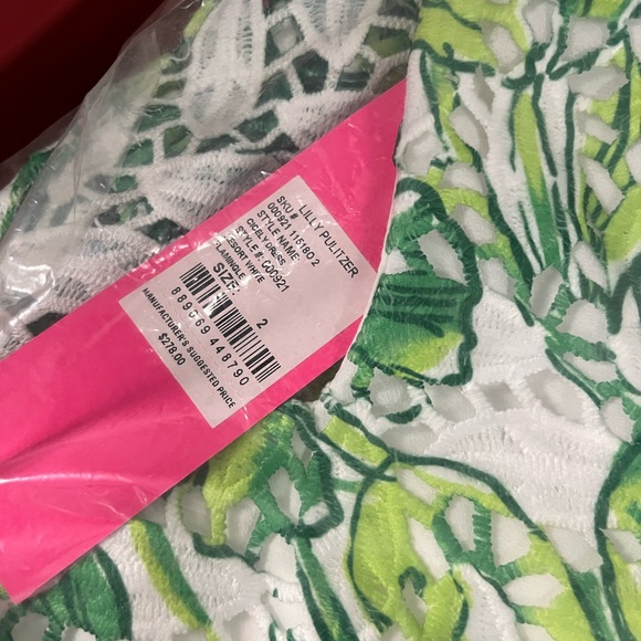 NWT Lilly Pulitzer Cicely Dress Off the Shoulder - Picture 9 of 11